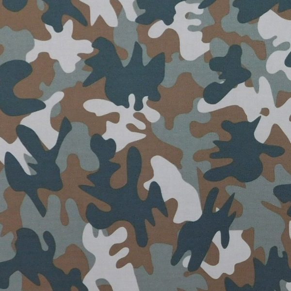 Quilting Patchwork Cotton Sewing Fabric Camouflage 1 Meter