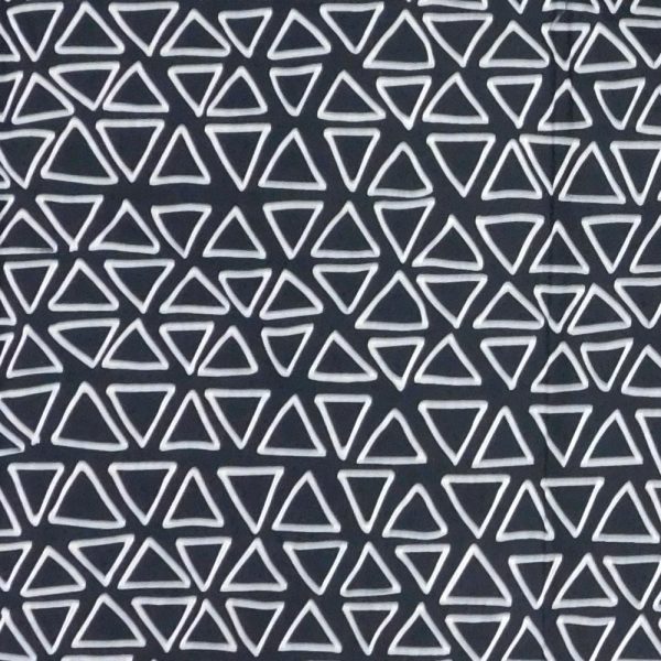 Quilting Patchwork Fabric Sewing Black White Triangles Wide Backing 295x50cm