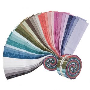 Maywood Studio Quilting Patchwork Sewing Jelly Roll Opal Essence 2.5 Inch Fabrics