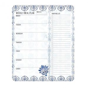 Lang Undated Weekly Meal Planner Patina Vie 53 Sheets Notepad
