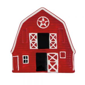Lang Kitchen Porcelain Spoon Rest Farmhouse Red Barn Cooking