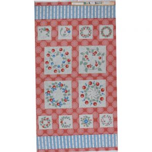 Patchwork Quilting Sewing Honey Berries Panel 60x110cm
