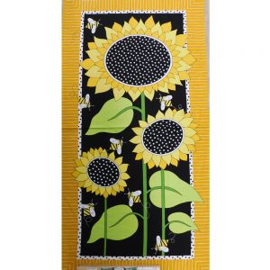 Patchwork Quilting Sewing Fabric Large Sunflower Field Panel 60x110cm