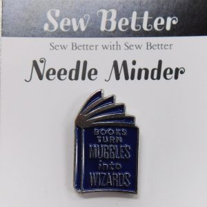 Sew Better Cross Stitch Needle Minder Keeper Muggles Into Wizards Magnet