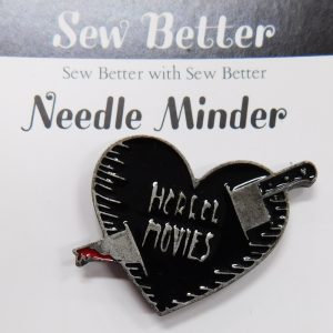 Sew Better Cross Stitch Needle Minder Keeper Horror Movies Magnet