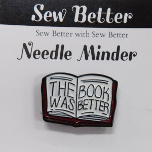 Sew Better Cross Stitch Needle Minder Keeper Book Was Better Magnet