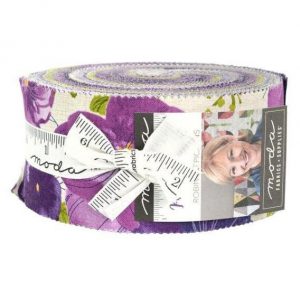 Moda Quilting Jelly Roll Patchwork Pansys Posies 2.5 Inch Fabrics
