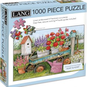 Lang Jigsaw Puzzle 1000 Piece Blue Wagon