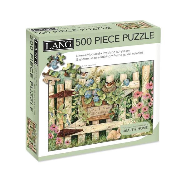 Lang Jigsaw Puzzle 500 Piece Garden Gate