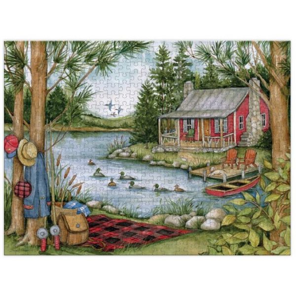 Lang Jigsaw Puzzle 500 Piece Picnic By The Lake