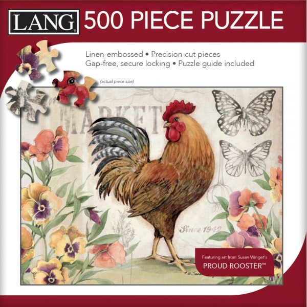 Lang Jigsaw Puzzle 500 Piece Proud Rooster