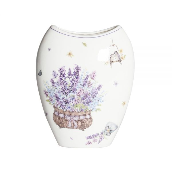 Elegant China Country Vintage Lavender Vase China