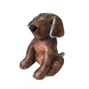 French Country Vintage Weighted Harry the Hound Dog Door Stopper