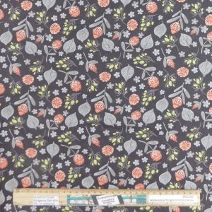 Quilting Patchwork Sewing Fabric Protea Bouquet Cedar 1 Meter