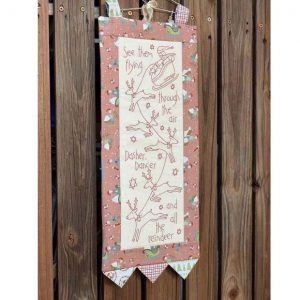 The Birdhouse Designs Sewing Dasher and Dancer Wallhanging Pattern