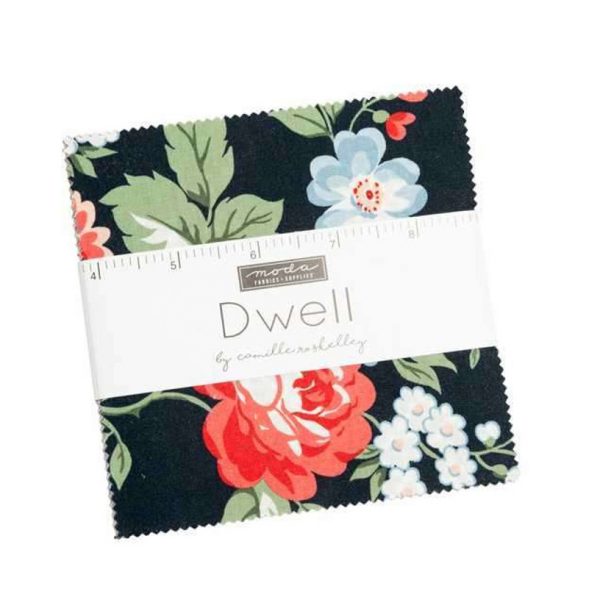 Moda Quilting Patchwork Charm Pack Dwell 5 Inch Fabrics
