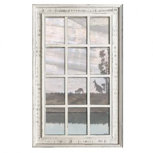 French Country Whitewash Wooden 6x4 Twelve Silhouette Photo Frame