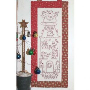 The Birdhouse Designs Sewing Santa's Workshop Wallhanging Pattern