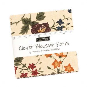 Moda Quilting Patchwork Charm Pack Clover Blossom Farm 5 Inch Fabrics