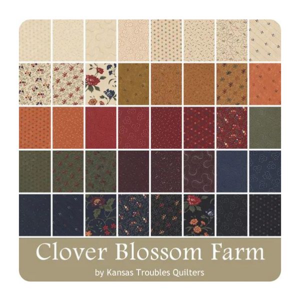 Moda Quilting Patchwork Clover Blossom Farm Layer Cake 10 Inch Fabrics