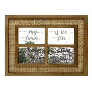 French Country Rustic Wooden 6x4 Pandanus 4 Photo Frame Collage