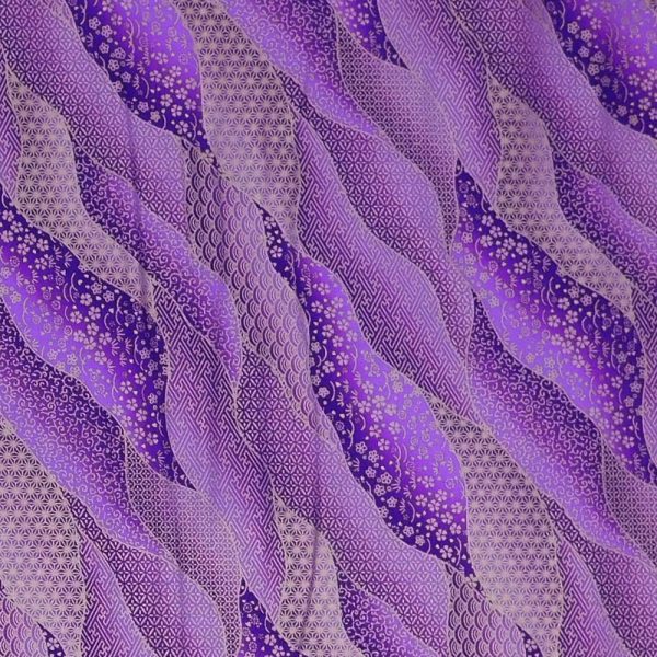 Quilting Patchwork Sewing Fabric Japanese Imperial Purple 50x55cm FQ