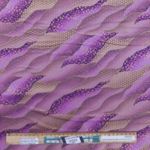 Quilting Patchwork Sewing Fabric Japanese Imperial Purple 50x55cm FQ