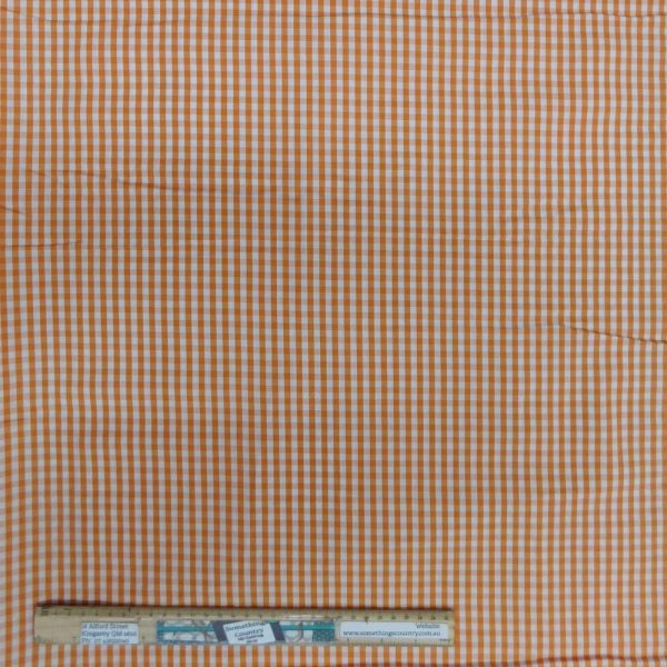 Quilting Patchwork Sewing Fabric 4mm Citrus Gingham 145x50cm