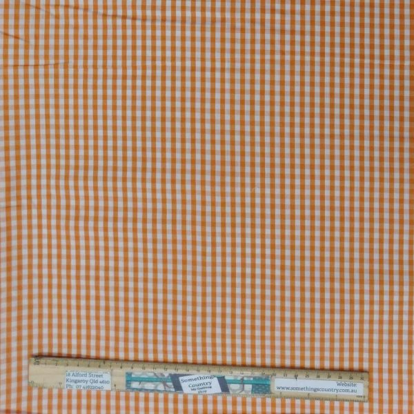 Quilting Patchwork Sewing Fabric 4mm Citrus Gingham 145x50cm
