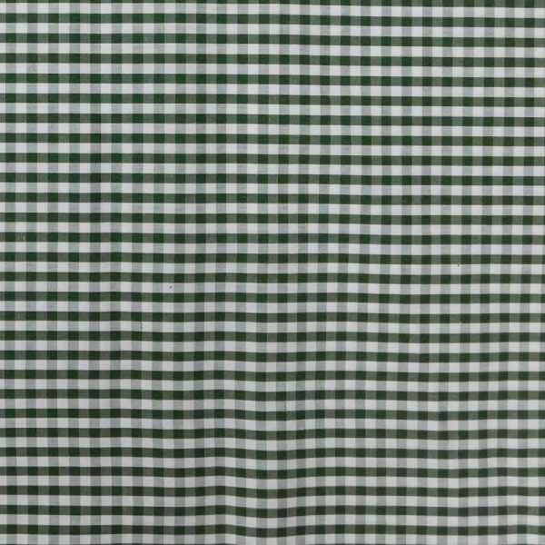 Quilting Patchwork Sewing Fabric 4mm Olive Green Gingham 145x50cm
