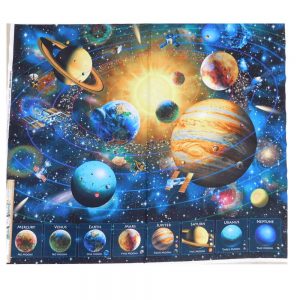 Patchwork Quilting Sewing Fabric Universe Panel 95x110cm