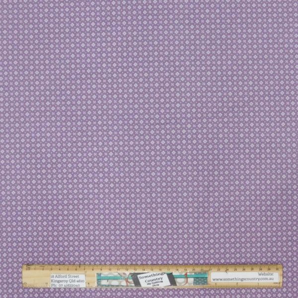Quilting Patchwork Sewing Fabric Purple Prairie 50x55cm FQ