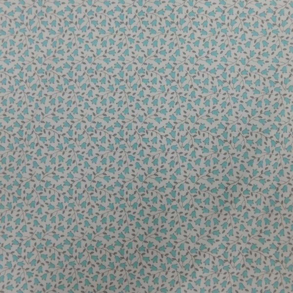 Quilting Patchwork Sewing Fabric TILDA Sophie Meadow Teal 50x55cm FQ