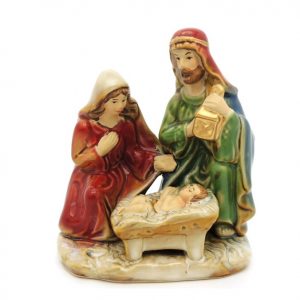 Christmas Nativity Ornament Jesus Mary and Joseph Manger