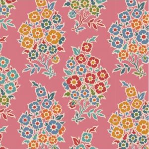 Quilting Fabric TILDA Pie in the Sky Willynilly Pink 50x55cm FQ
