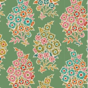Quilting Fabric TILDA Pie in the Sky Willynilly Green 50x55cm FQ