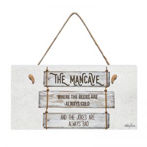 French Country Fathers Day Wooden The Mancave Hanging Sign