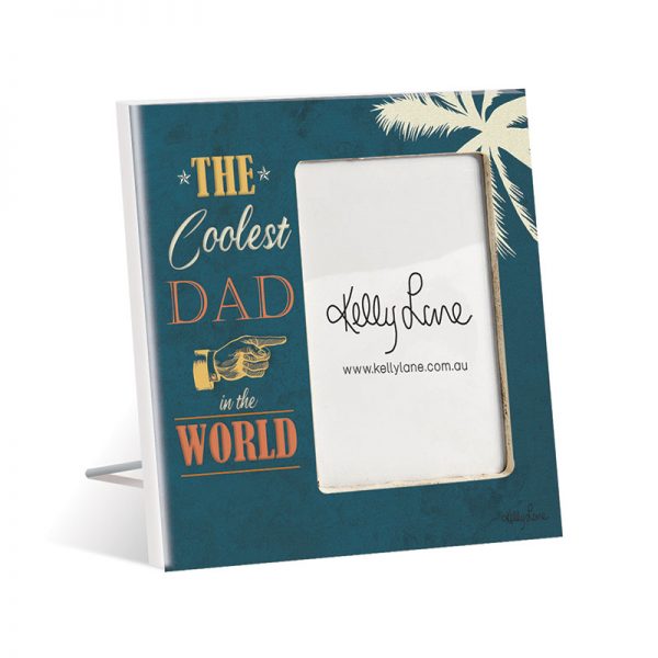 French Country Standing Fathers Day Coolest Dad 6x4inch Photo Frame