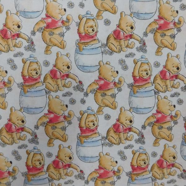 Quilting Patchwork Sewing Fabric Whinnie the Pooh 50x55cm FQ