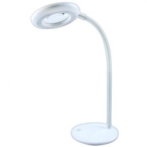 Triumph Piccolo Series LED Rechargeable Magnifying Desk Lamp With USB