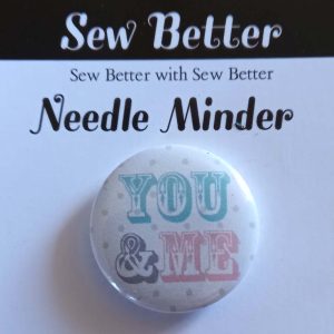 Sew Better Cross Stitch Needle Minder Keeper You and Me Magnet