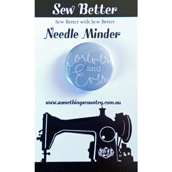Sew Better Cross Stitch Needle Minder Keeper Forever and Ever Magnet