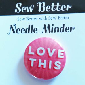 Sew Better Cross Stitch Needle Minder Keeper Love This Magnet