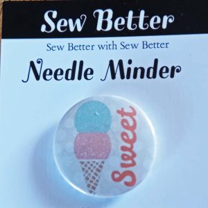 Sew Better Cross Stitch Needle Minder Keeper Sweet Icecream Magnet