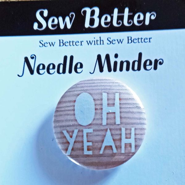 Sew Better Cross Stitch Needle Minder Keeper Oh Yeah Magnet