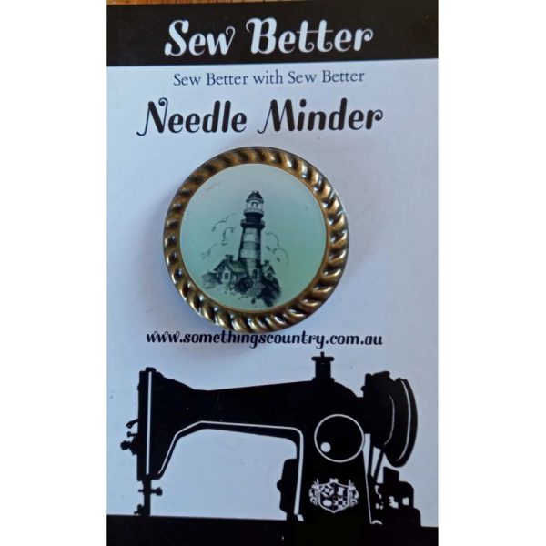 Sew Better Cross Stitch Needle Minder Keeper Light House Magnet