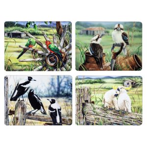 Ashdene Kitchen Cork Backed Placemats & Coasters A Country Life Set 4