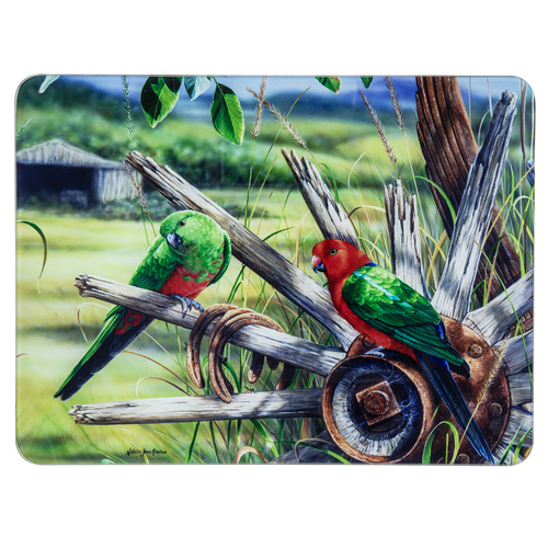 Ashdene Kitchen GLASS A Country Life Surface Saver King Parrots