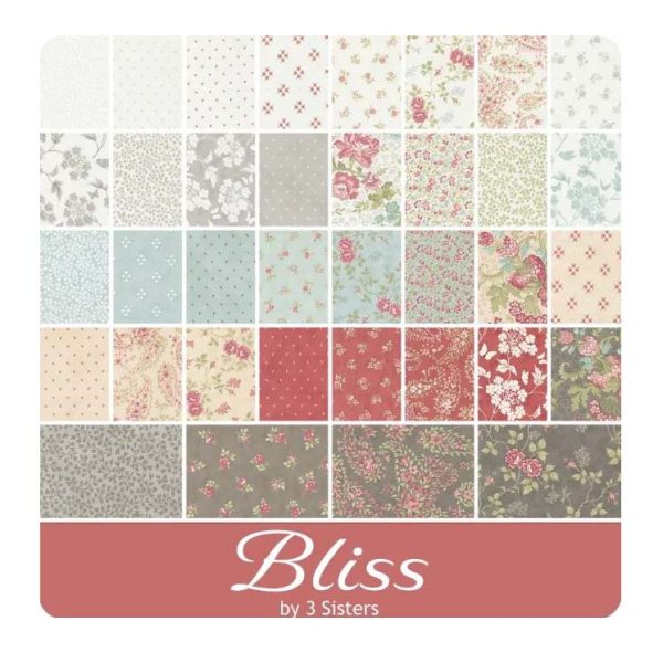 Moda Quilting Patchwork Bliss Layer Cake 10 Inch Fabrics
