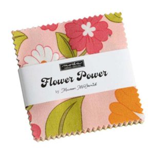 Moda Quilting Patchwork Charm Pack Flower Power 5 Inch Fabrics